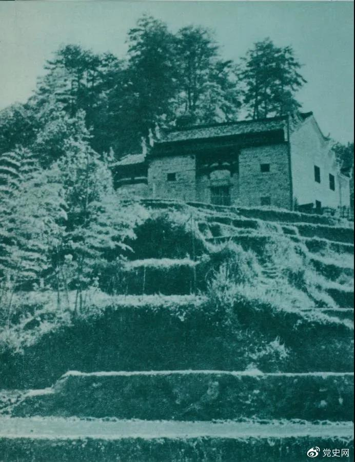 1928年5月，湘贛邊界工農(nóng)兵蘇維埃政府在寧岡茅坪成立。圖為湘贛邊界工農(nóng)兵蘇維埃政府舊址。