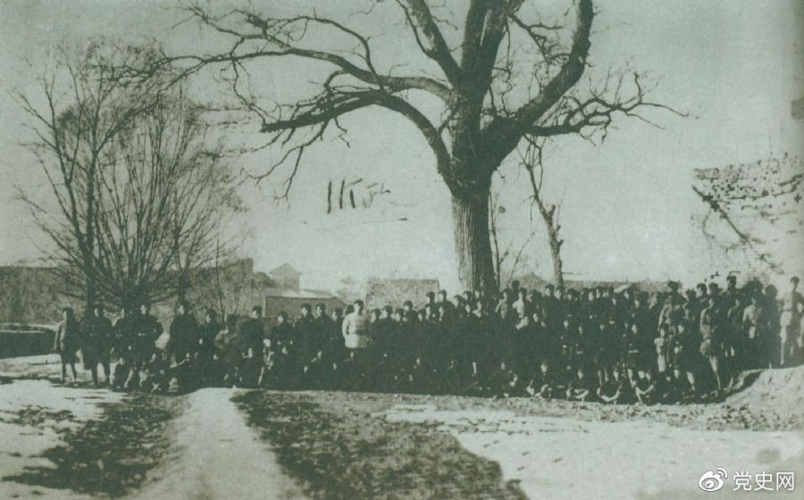 1935年8月6日，中央紅軍改稱為紅一方面軍。圖為紅一方面軍一部。